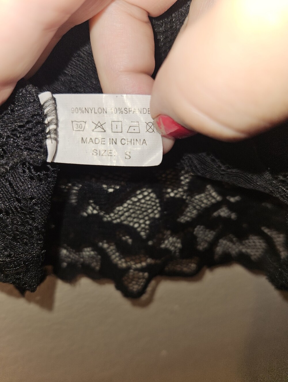 Unbranded Womans Black Bralette Size S - Picture 10 of 10